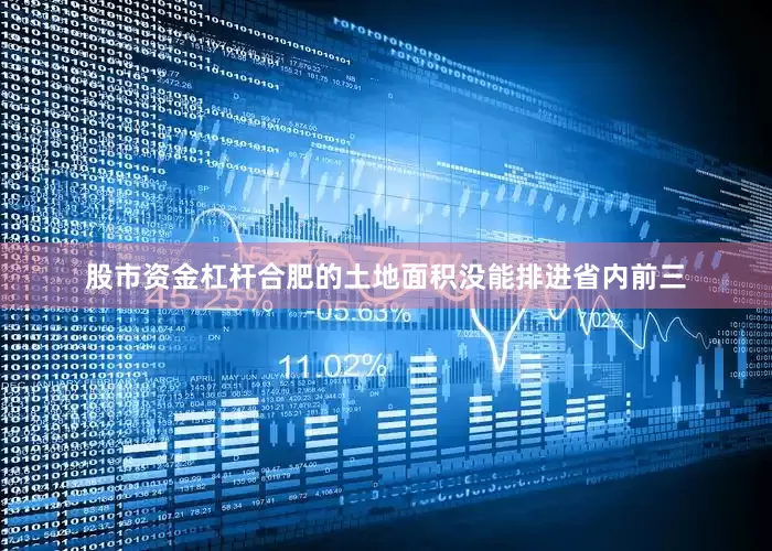 股市资金杠杆合肥的土地面积没能排进省内前三